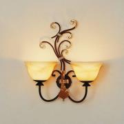 2-lichts wandlamp Florence