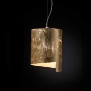 Mooi gevormde hanglamp Papiro diameter 26 cm, goud