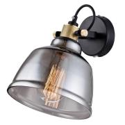 Lampenkap uit rookglas - wandlamp Irving