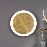 LED-wandlamp Moon Ø 30 cm, goud