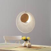 Forestier Oyster design-hanglamp, wit