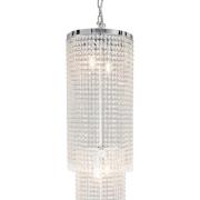 Hanglamp CR114 met glasbehang, 210 cm hoog