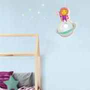 Kinderkamer hanglamp Little Astronauts leeuw