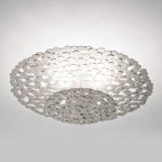 Opvallende plafondlamp Tresor 45 cm, zilver