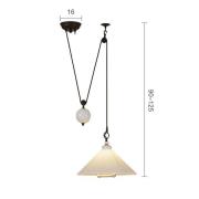 Menzel Provence La Maison hanglamp kap opaal Ø39cm