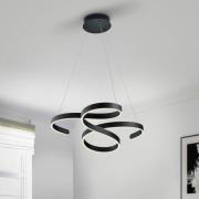 LED hanglamp Francis, antraciet