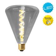 LED lamp Dilly E27 4W 2200K dimbaar, grijs getint