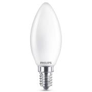 Philips E14 2,2W 827 LED kaarslamp, mat