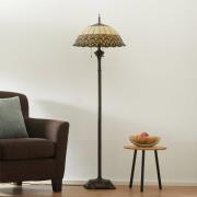 Frieda - staande lamp met Tiffany-scherm