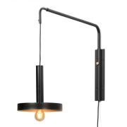 Wandlamp Whizz, zwart