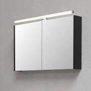 LED wandlamp Lino, chroom/wit