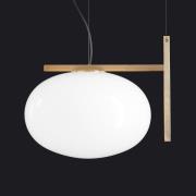 Oluce Alba 466 hanglamp met metalen decoratie