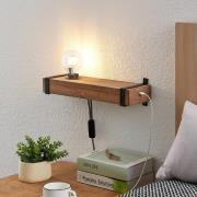 Lindby Sverina wandlamp van hout met stekker