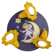 Plafondlamp prinses Lillifee nachthemel 3lamps