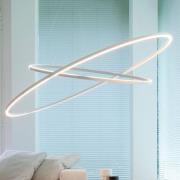 Nemo Ellisse Double hanglamp 2700K aluminium