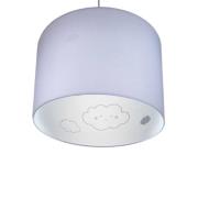 Hanglamp silhouet wolk in grijs