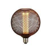 Searchlight LED lamp E27 Mesh 3,5W 1.800K Ø12cm zwart