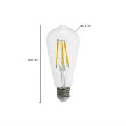 Arcchio LED rustieke lamp helder E27 3,8W 2700K