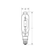 RADIUM Halogeen gasontladingslamp E40 2050W HRI-T D/I helder