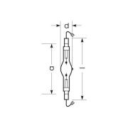 RADIUM Halogeen gasontladingslamp K12s 2080W HRI-TS D/S/ECG