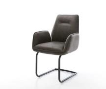 DELIFE Sledemodel Zoa-Flex microvelours antraciet vintage sledemodel r...