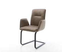 DELIFE Sledemodel Vinja-Flex microvelours taupe vintage sledemodel vla...