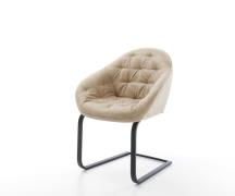 DELIFE Sledemodel Gaio-Flex microvelours beige vintage sledemodel vlak...