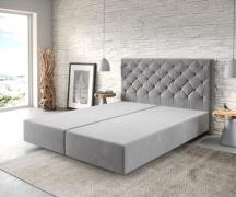 DELIFE Boxspring-frame Dream-Great 160x200 microvezel grijs