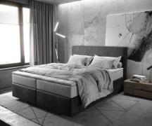 DELIFE Boxspringbed Dream-Well 160x200 cm Microvezel Antraciet Vintage...