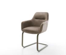DELIFE Sledemodel Pejo-Flex microvelours antraciet vintage sledemodel ...