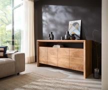 DELIFE Dressoir Assuan 175 cm Acacia Natuur 4 deuren 1 vak