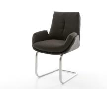 DELIFE Sledemodel Clea-Flex materiaalmix zwart sledemodel vlak roestvr...