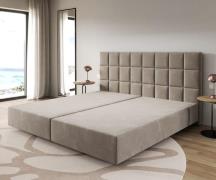 DELIFE Boxspringframe Dream-Fijn microvezel beige 200x200 cm