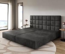 DELIFE Boxspringframe Dream-Fine microvezel antraciet vintage 200x200 ...