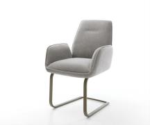 DELIFE Sledemodel Zoa-Flex zachte stof met structuur grijs sledemodel ...