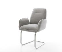 DELIFE Sledemodel Zoa-Flex zachte stof met structuur grijs sledemodel ...
