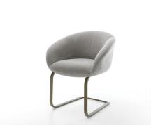 DELIFE Sledemodel Vinka-Flex met armleuning zachte stof met structuur ...