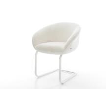 DELIFE Sledemodel Vinka-Flex met armleuning bouclé zacht beige sledemo...