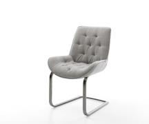 DELIFE Sledemodel Taimi-Flex zachte stof met structuur grijs sledemode...