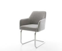 DELIFE Sledemodel Greg-Flex zachte stof met structuur grijs sledemodel...