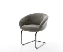 DELIFE Sledemodel Vinka-Flex met armleuning bouclé zacht mud sledemode...