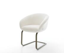 DELIFE Sledemodel Vinka-Flex met armleuning bouclé zacht beige sledemo...