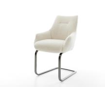 DELIFE Sledemodel Alja-Flex met armleuning teddy beige sledemodel vlak...