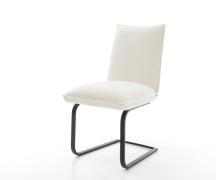 DELIFE Sledemodel Lelio-Flex bouclé zacht beige sledemodel vlak zwart ...