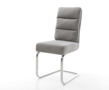 DELIFE Sledemodel Pela-Flex zachte stof met structuur grijs sledemodel...