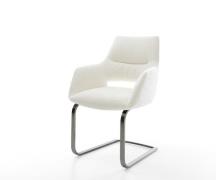 DELIFE Sledemodel Yago-Flex met armleuning bouclé zacht beige sledemod...