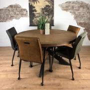 Ronde eettafel Brix Sturdy | Mangohout | 150 cm