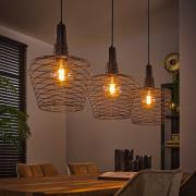 Hanglamp Accent | 3L | Antiek koper finish