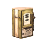 Sidetable Vintage Gas Station