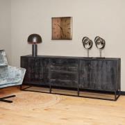 Dressoir Denver Black | 210 cm